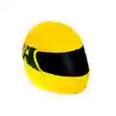 Luminária de Mesa 3D Capacete Amarelo Senna Bivolt