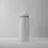 Garrafa com Alça e Bico 570ml Parede Dupla Branca