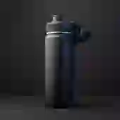 Garrafa com Alça e Bico 780ml em Aço Inox Preta