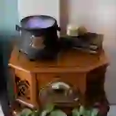 Luminária 3D com Difusor Caldeirão Hogwarts Harry Potter