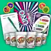 UNO Drink - Jogo Completo Oficial Para Animar a Festa - Shot Dose Amigos Cartas Bebida