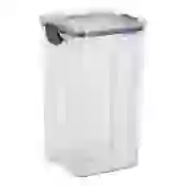 Pote Hermético Quadrado 1300ml com Tampa com Trava - Mood