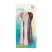 Colheres Infantis Colors Rose 3 Unidades - Anatômicas e Macias