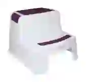 Escadinha Infantil 2 Degraus - Suporte Versátil para Banheiro - Rosa