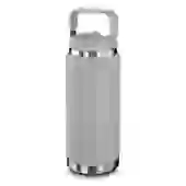 Garrafa Térmica Parede Dupla em Aço Inox Cinza 900ml com Alça