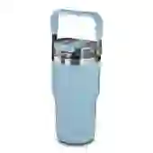 Garrafa Copo Térmico Parede Dupla em Aço Inox Azul 650ml