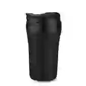 Copo Térmico Com Tampa Fosco de 500ml Inox Preto