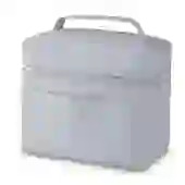 Bolsa Térmica 5L Elegante para Lanches e Marmitex Portátil com Alça Cinza