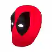 Luminária 3D Deadpool Marvel Bivolt Decoração Geek Vermelha