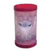 Luminária Abajur Angel Stitch Disney Luz Difusa 110/220V Oficial Rosa