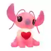 Luminária 3D Angel Stitch com Coração Disney Decoração Criativa