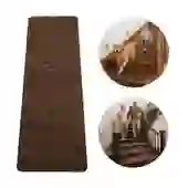 Tapete Antiderrapante Antiquedas Escadas Pets Marrom 20x76cm