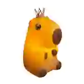Luminária 3D Capivara Princesa Bivolt Decoração Criativa