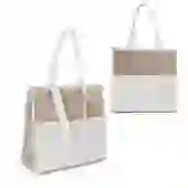 Bolsa Térmica 18L Interior em Alumínio Juta Sintética Grande Espaçosa