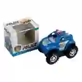 Carrinho de Polícia com Motor à Pilha Brinquedo Infantil 3+