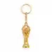 Chaveiro Troféu Futebol Copa do Mundo Dourado 4,5cm