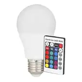 Lâmpada Led RGB Bivolt com Controle Remoto