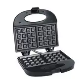 Máquina de Waffle Grill 220v Antiaderente 750w Liége Preta