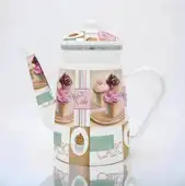 Bule Esmaltado Vintage 1,2L à Indução Cake