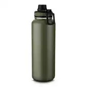 Garrafa com Alça e Bico 1,2L Parede Dupla Verde