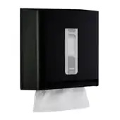 Dispenser para Papel Toalha 1/3D Preto Plástico Street - Nobre