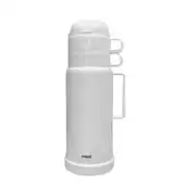 Conjunto de Garrafa Térmica com 2 Xícaras 1L Branca - Mood