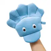 Esponja para Banho Infantil Polvo Formato Luva - Clingo