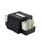 Dispenser para Guardanapo Interfolhado com Porta-Sachê Preto - Nobre