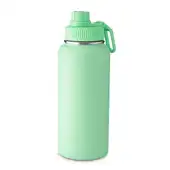 Garrafa com Alça e Bico 960ml Parede Dupla Verde