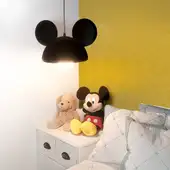 Luminária Orelhas Mickey Black Pendente