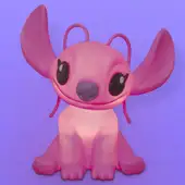 Luminária Bivolt Angel Ohana Disney Stitch