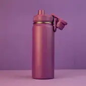 Garrafa com Alça e Bico 780ml em Aço Inox Roxa