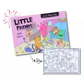 Livro de Colorir Coleção Cute & Cozy Little Friends - Rosa