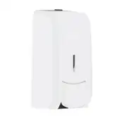 Dispenser para Sabonete Líquido ou Álcool Gel 800ml sem Reservatório - Preto/Branco New Classic - Nobre