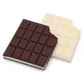 Bloco de Notas 80 Folhas Barra de Chocolate com Cheirinho Sortido