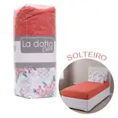 Jogo de Lençol 3 Peças Solteiro 100% Algodão Alta Qualidade Dalia - La Dotta