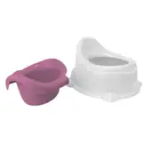 Troninho Infantil Branco/Azul – Desfralde Higienização Fácil