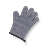Luvas de Silicone Anti-Escaldantes de Cozinha Luvas de Forno de Microondas - Cinza