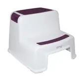 Escadinha Infantil 2 Degraus - Suporte Versátil para Banheiro - Rosa