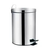 Lixeira em Aço Inox com Pedal e Balde Removível 5L Ágata