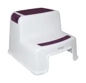 Escadinha Infantil 2 Degraus - Suporte Versátil para Banheiro - Rosa