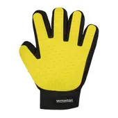 Luva Tira Pelos Canhota Amarela Cães e Gatos - Germanhart