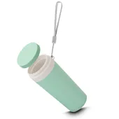 Copo de Fibra de Trigo Parede Dupla 300ml com Alça Verde