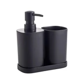 Conjunto para Banheiro com 3 Peças Quadrado Preto - Mood