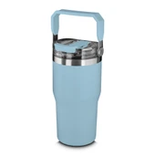 Garrafa Copo Térmico Parede Dupla em Aço Inox Azul 650ml