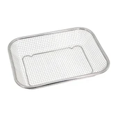 Cesto Telado Multiuso em Inox 22x30cm Fruteira de Mesa