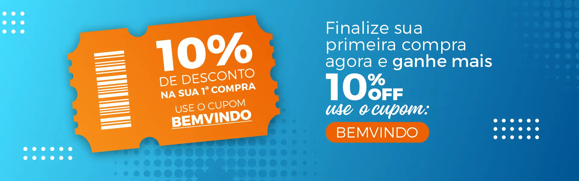 Cupom primeira compra