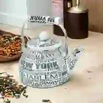 Chaleira Esmaltada Vintage 2,5L à Indução Charm New York