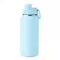 Garrafa com Alça e Bico 960ml Parede Dupla Azul