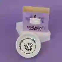 Vela com Mensagem Secreta Vanilla Grateful